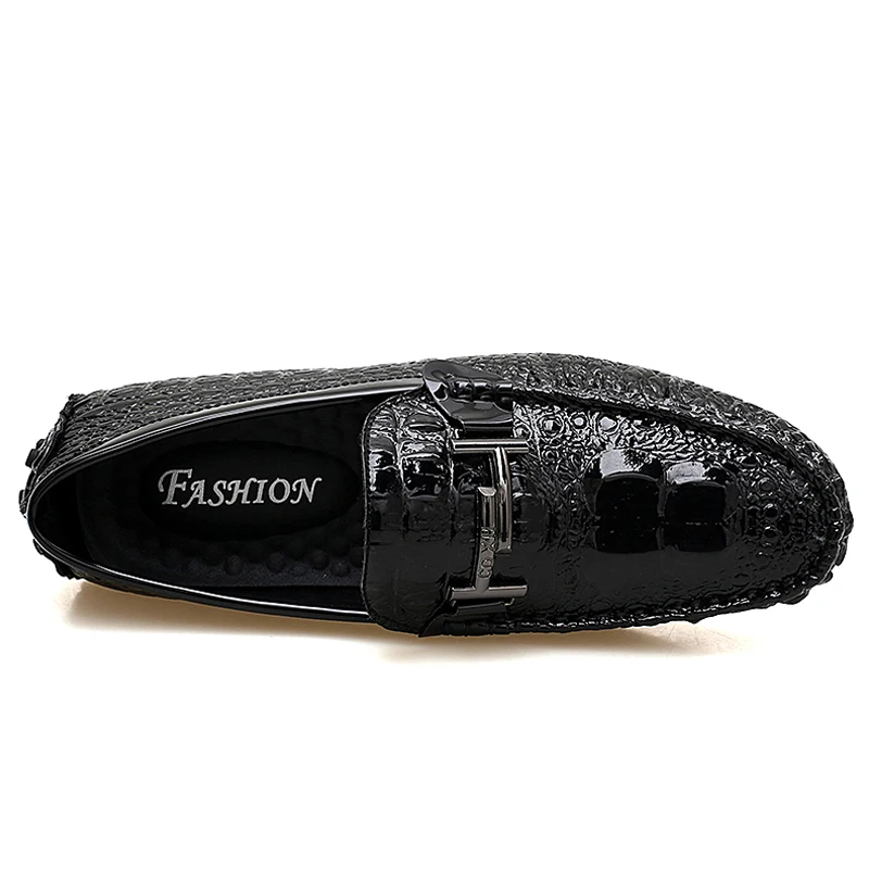 ALCUBIEREE Big Size 48 Men Boat Shoes High Quality Leather Male Casual Slip On Flats Loafers Fashion Moccasins | Обувь