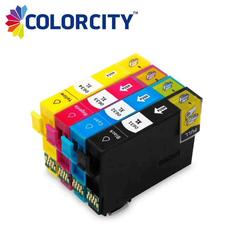 Совместимый чернильный картридж T0631-T0634 для Epson Stylus C67 C87 Plus CX3700 CX4100 CX4700 CX5700F CX7700