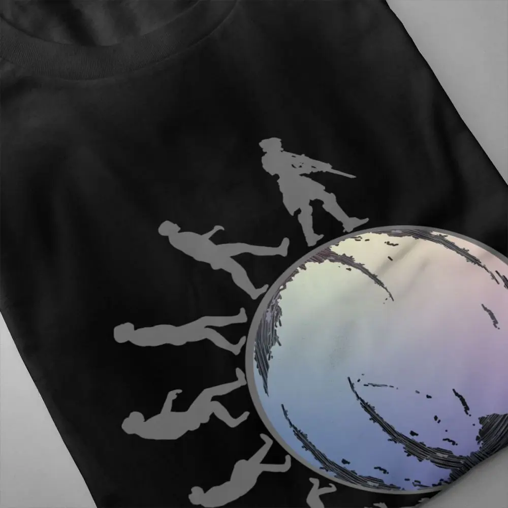 Для человека космическая земля Evolution футболка Графический Camiseta круглый вырез S-6XL