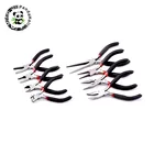 Ювелирные плоскогубцы, инструменты для игла, сделай сам, резак для проводов, изогнутый нос, круглый нос, плоский нос, боковой резки, Клещи для резки