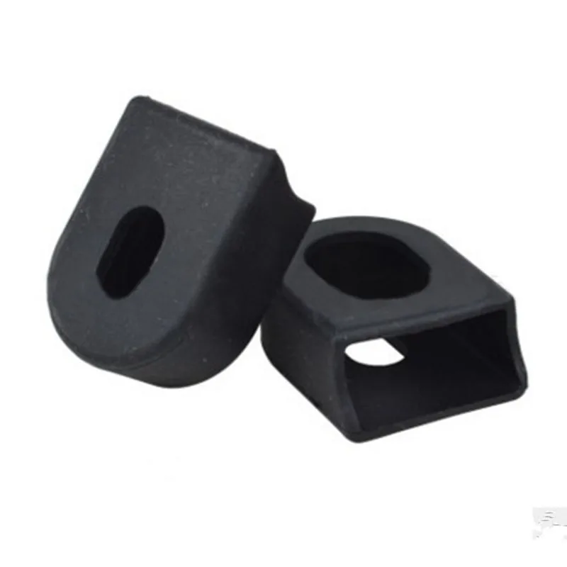 1pair sports Bicycle Accessories for Mountain Bike Carbon Fiber Fixed Gear Pedal Crank Case black Cycling Protector Cover Cap | Спорт и