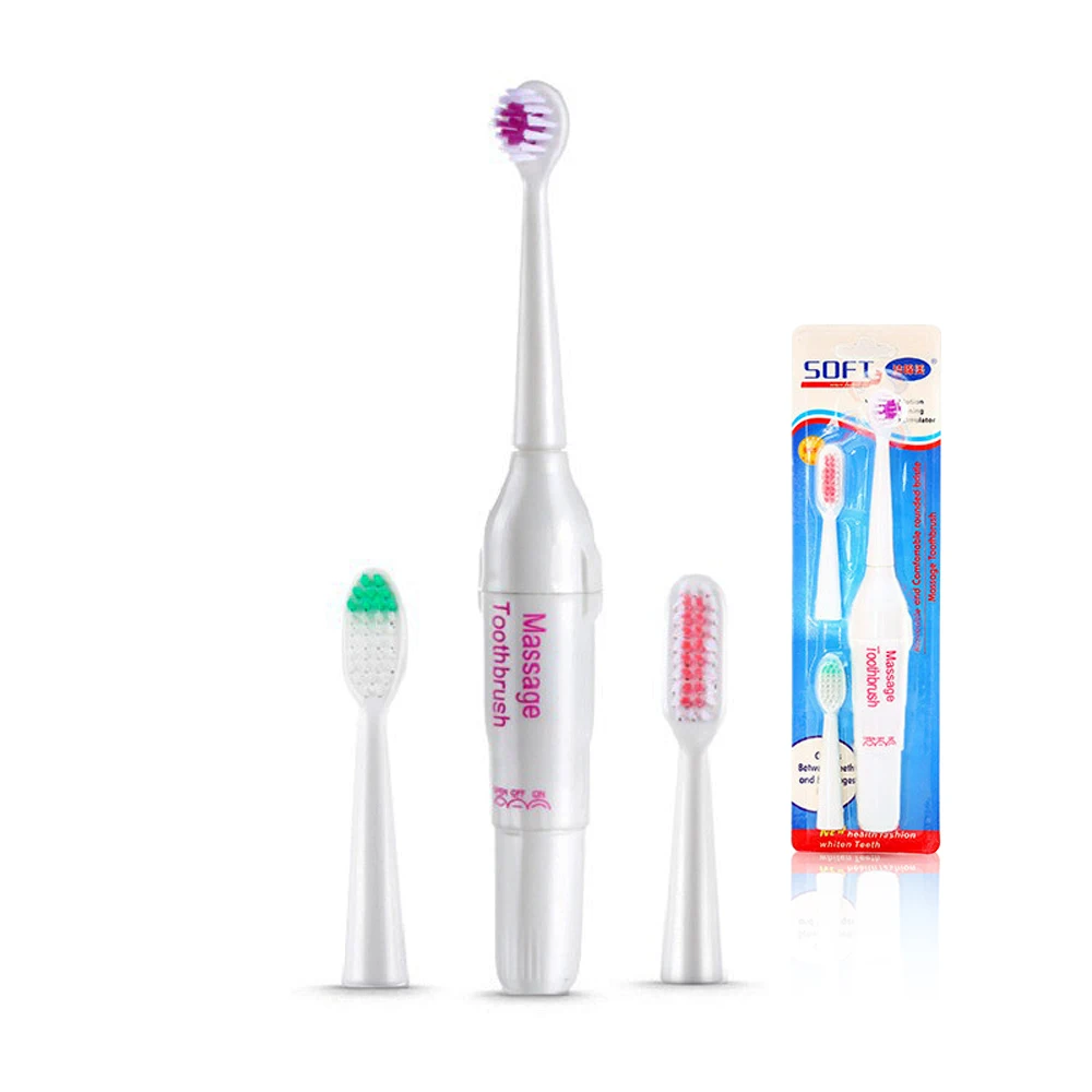 Дети/взрослые звуковая электрическая зубная щетка вибратор насадка для зубной