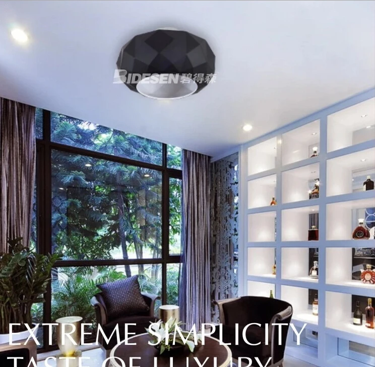 Современный Алмазный дизайн Потолочные светильники для кухни стеклянные