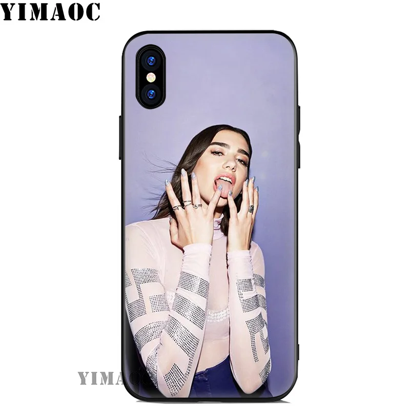 Мягкий силиконовый чехол YIMAOC Dua Lipa DuaLipa для iPhone 11 Pro Xr Xs Max X или 10 8 7 6 6S Plus 5 5S SE |