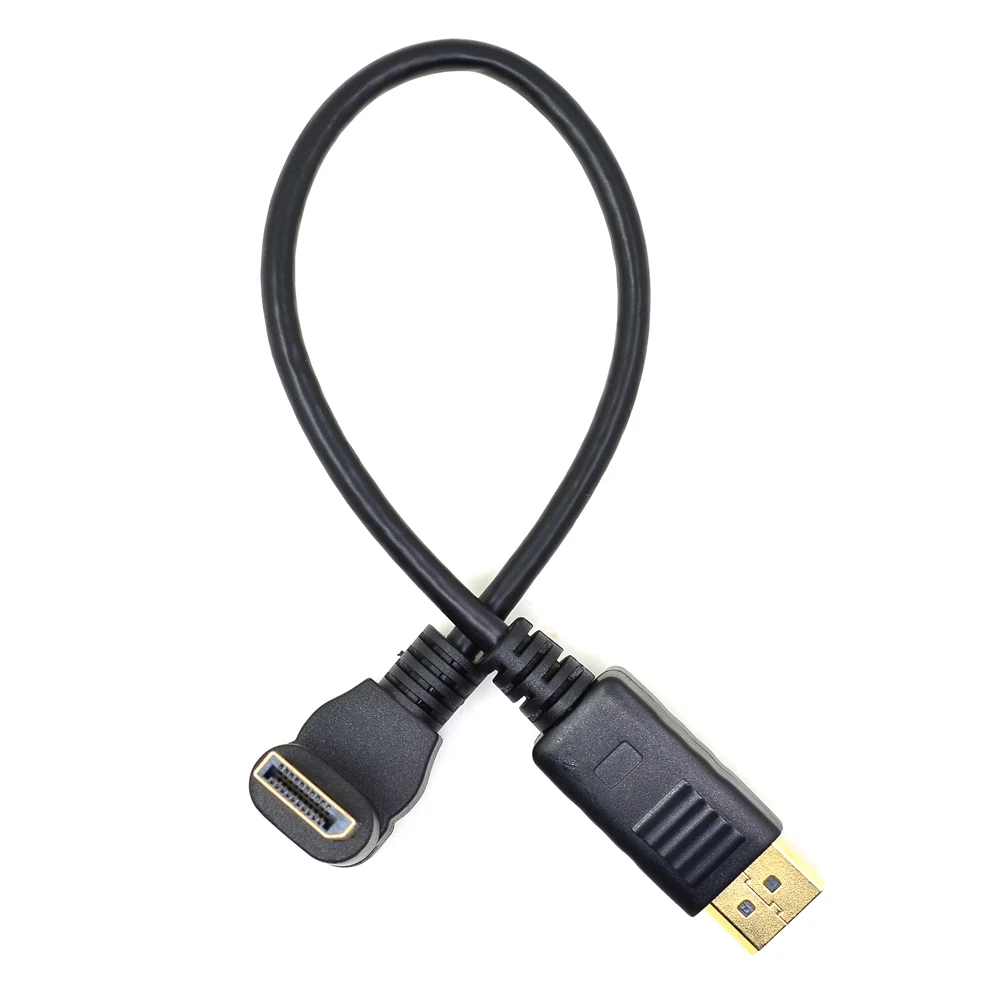 Кабель DisplayPort 4K @ 60 Гц 2K 165 DP ++ высокоскоростной кабель штырь вверх и вниз влево