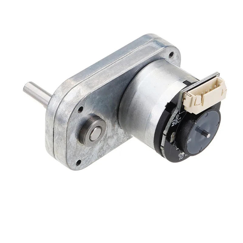 Фото GM3865 520 DC 12V 240rpm кодировщик мотор L тип редуктор с высокой точностью и GM3865 520 DC 12V 240rpm кодировщик мотор L тип редуктор с высокой точностью и