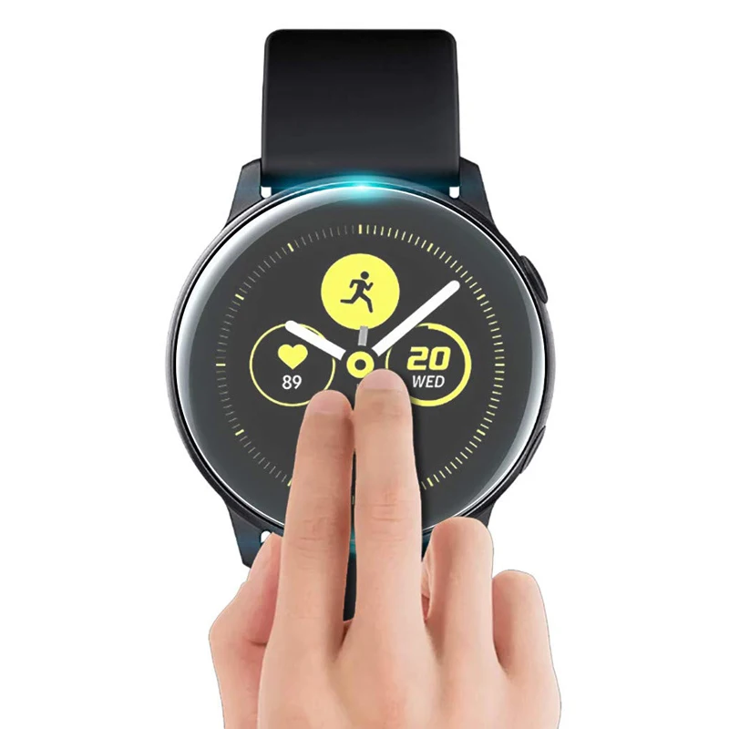 Защитная пленка для экрана Samsung Galaxy watch Active 2 40 мм 44 46 9H прозрачное полимерное