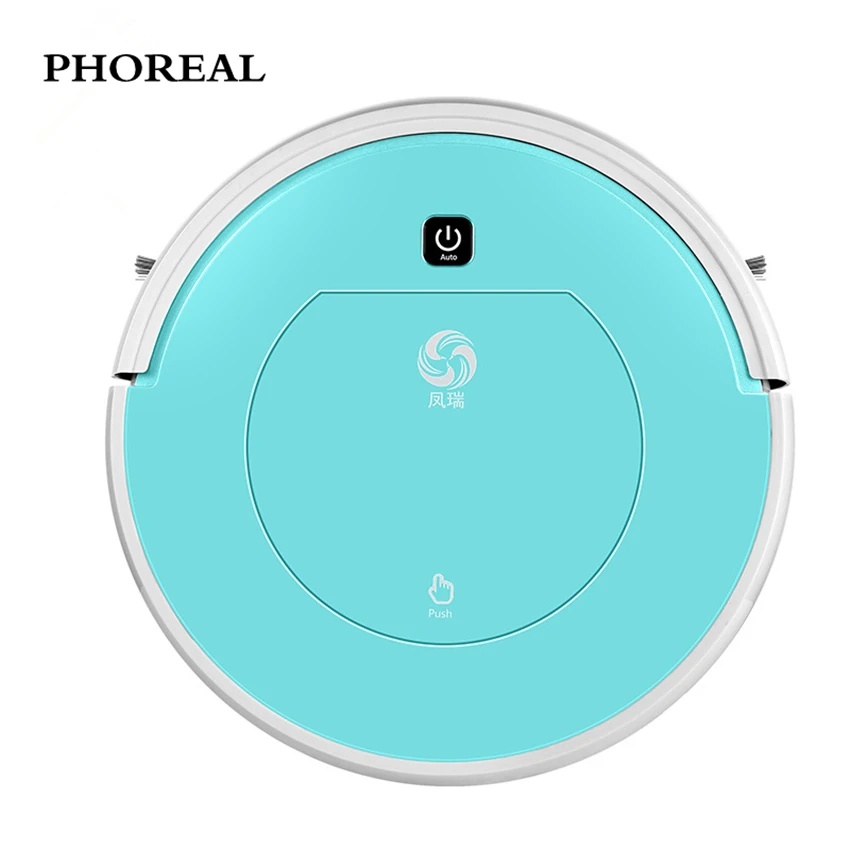 Синий Робот-пылесос PHOREAL FR-601 110-240 В пылесос для дома 3000 pa всасывания пылесос для сухой и влажной и уборка пылесос робот пылесос пылесос для дома пылесос робот - Цвет: Синий