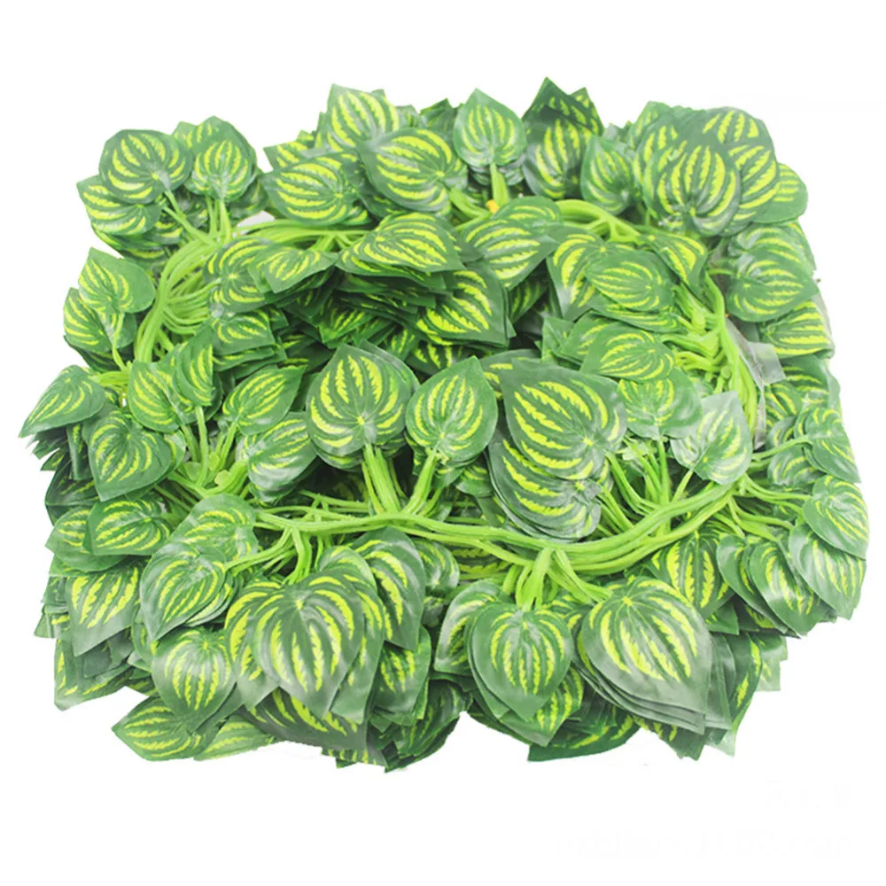 84 футов 12 штук Искусственные цветы поддельные Висячие листья растения гирлянда