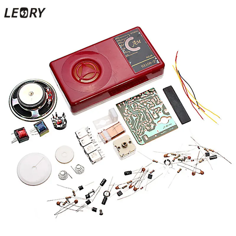 LEORY 7 трубка AM радио электронный DIY Набор электронный Обучающий набор