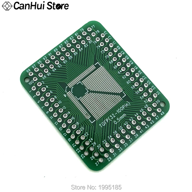 5 шт. QFP/FQFP/LQFP TQFP32/TQFP44/TQFP64/TQFP80 TQFP100 0,5 мм 0,8 мм IC адаптер гнездо/IC Разъем Адаптера платы PCB
