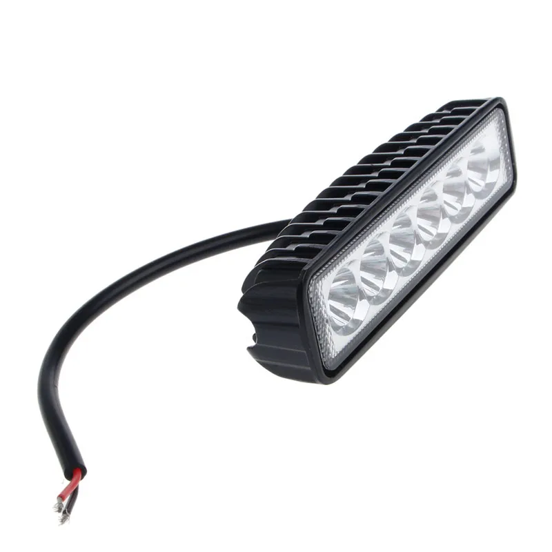 

18W 6 LED DC 10-30V Flood Bar Work Light Boat Car Truck Lamp SUV UTE ATV Offroad dropshipping