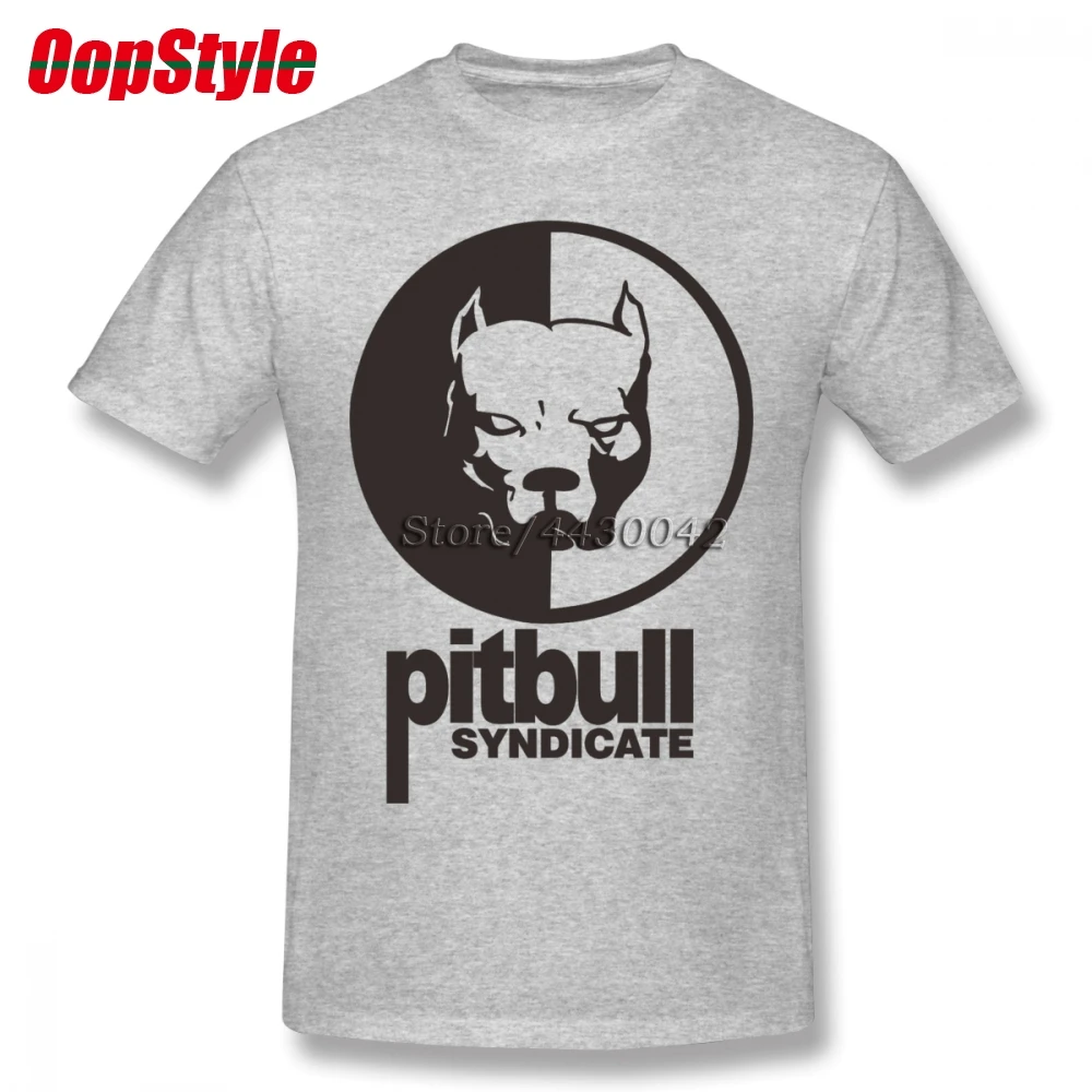 Мужская футболка с коротким рукавом Pitbull хлопковая Футболка большого размера 4XL