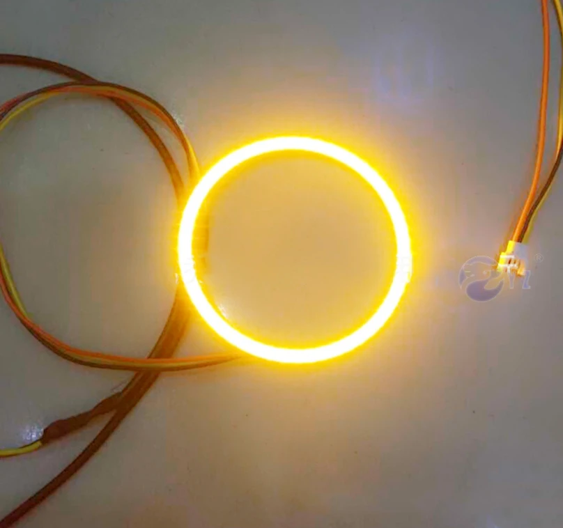 Фары автомобильные ангельские глазки 2 шт. водонепроницаемые с поворотниками |