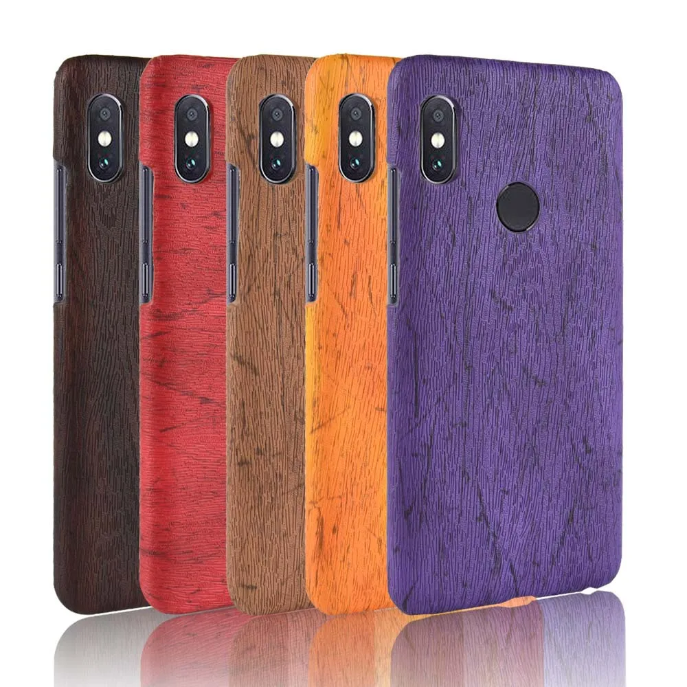 

SUBIN New phoneCase For Xiaomi mi 6X 6 X 5.99" Retro wood grain Mobile phone Back Cover Phone Protective Case for xiaomi A2
