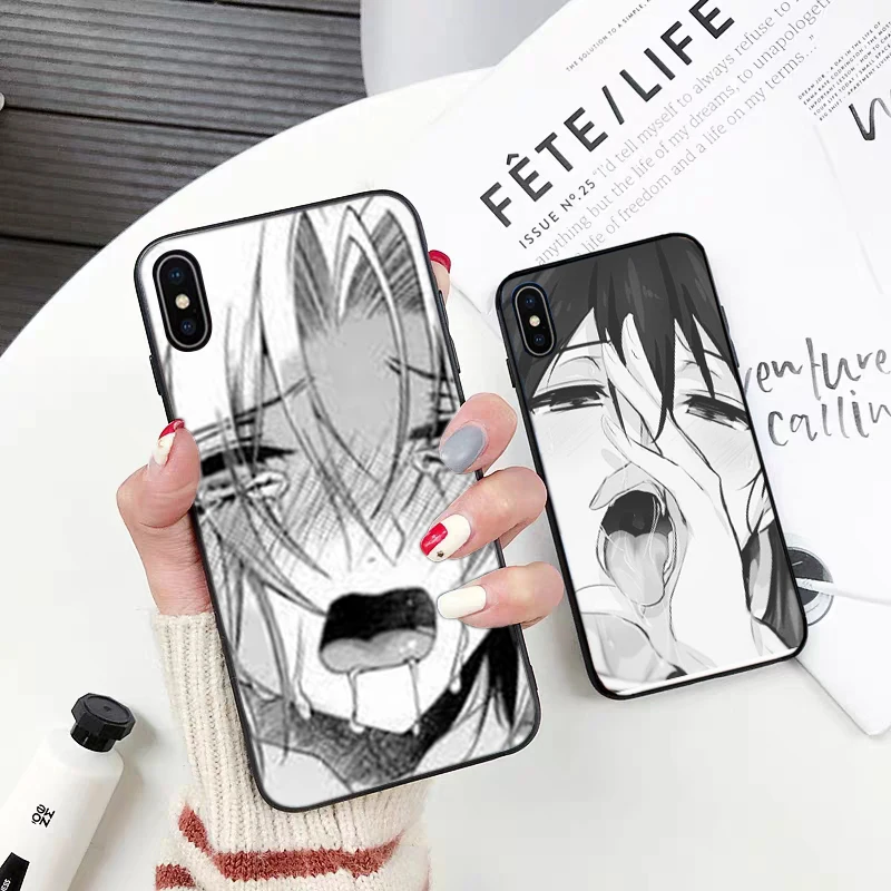 Аниме девушка мультфильм Япония Coque силиконовый чехол для iPhone 5 5S 6 6S Plus 7 8 11 Pro X XS Max XR