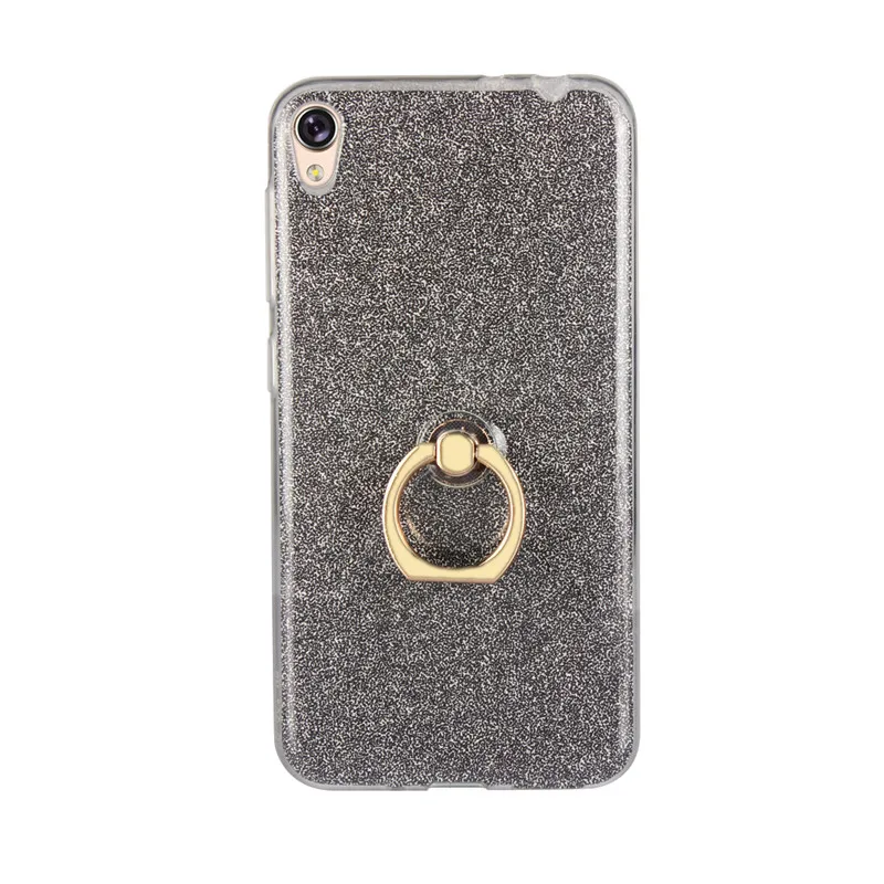For Asus ZenFone Live ZB501KL Case Flash powder 3D Relief Silicone Zenfone 3 Go Cover TPU With Ring Phone Bag |