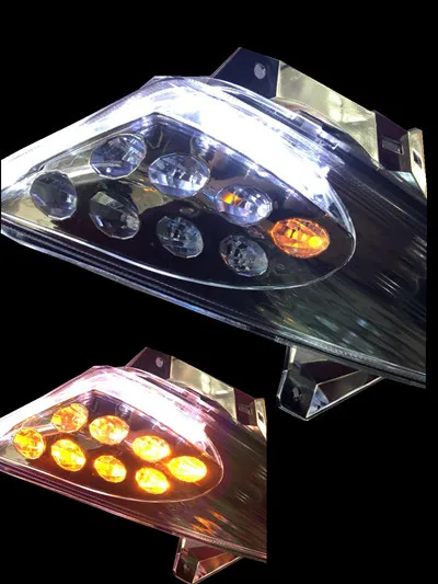 

1 Pair Motorcycle Front LED Signal Lights Front flashing lights leds for Yamaha TMAX 500 TMAX-500 T MAX 500 2008-2011