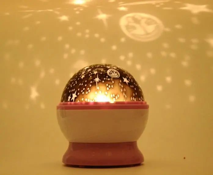 

Nice Gift New Dream Twilight Rotating Projection Luminous Lamp