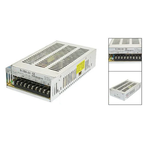 Три выхода Импульсный источник питания DC 24V 10A 250W для светодиодный светильник|switch