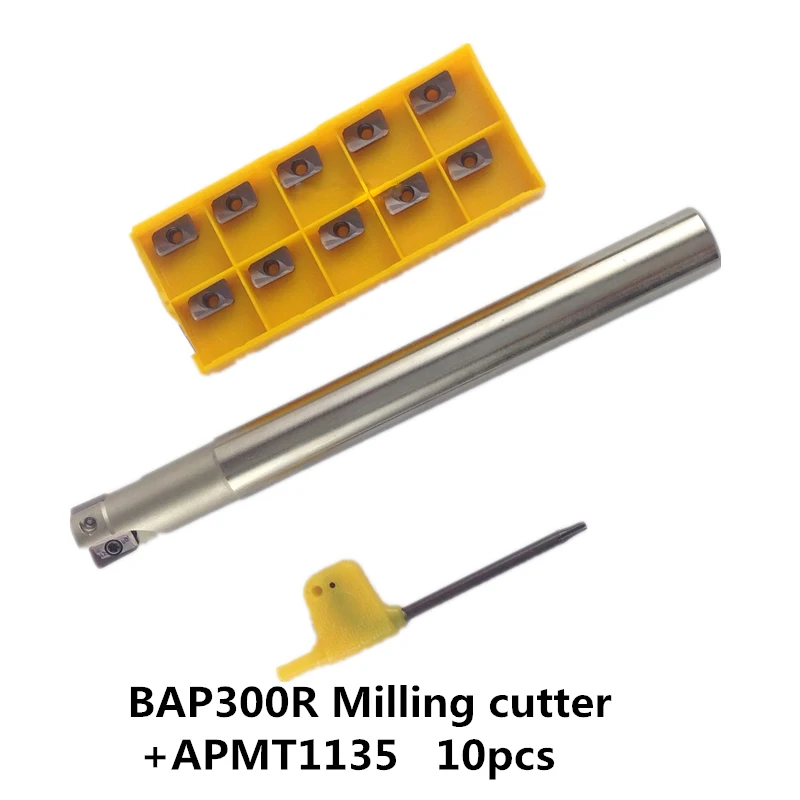 BAP300R C20 21 150 2T 160 + APMT1135 10 шт. прямоугольный индексируемый держатель фрезы с