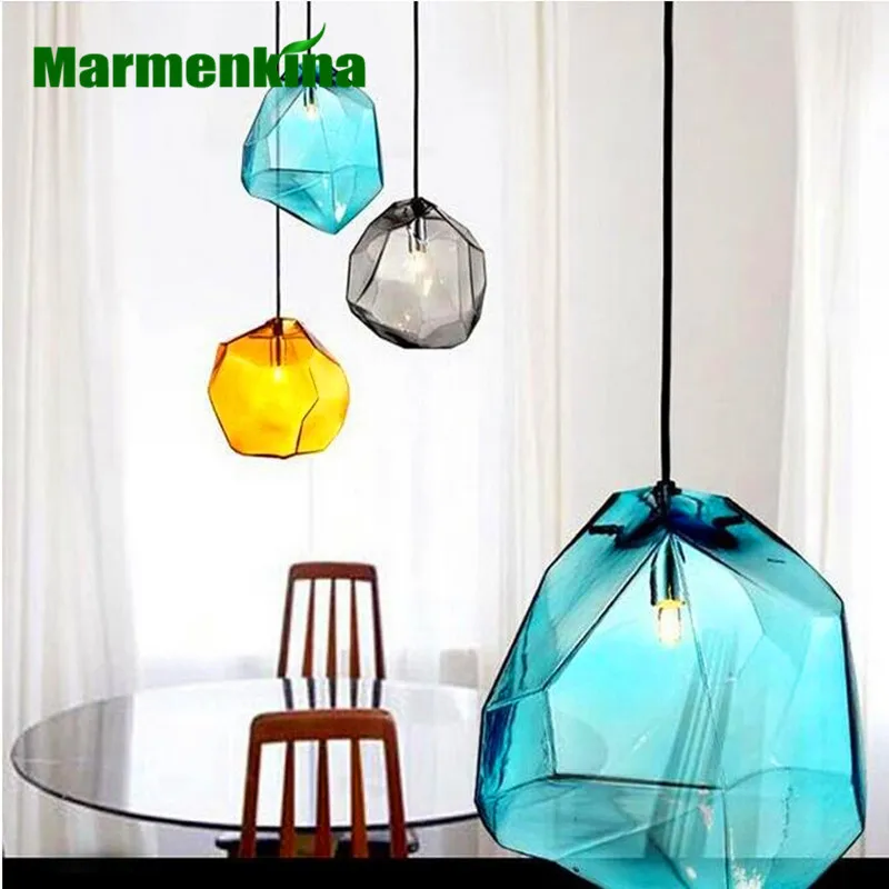 Beste G9 3 W LED Restaurant Kleur Hanglamp Bar Ice Cube Rock Verlichting Hanglamp Indoor Licht