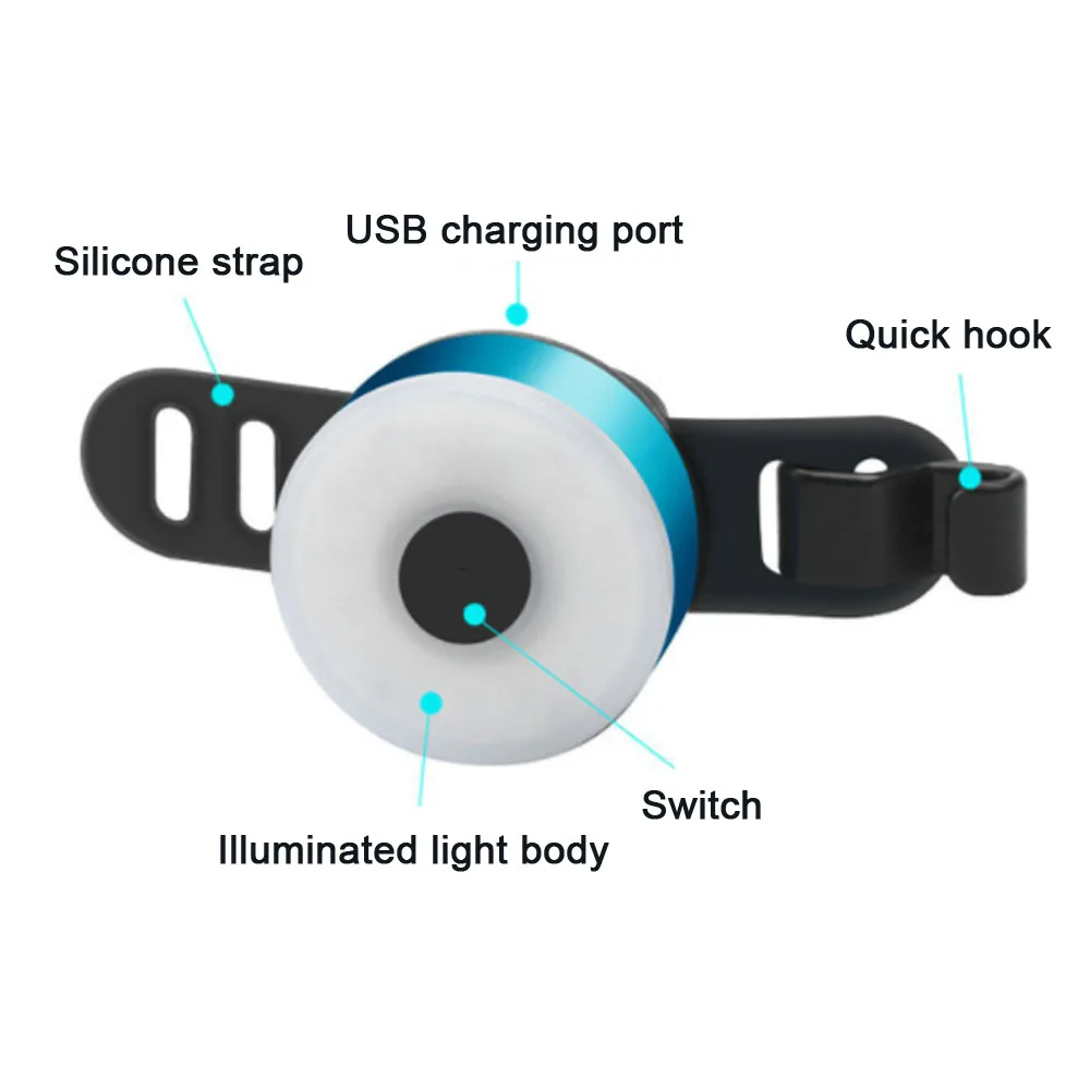 IPX6 Водонепроницаемый велосипедный задний светильник usb Перезаряжаемый велосипедный задний светильник вспышка светильник сигнальная лампа для MTB шлем задний светильник s