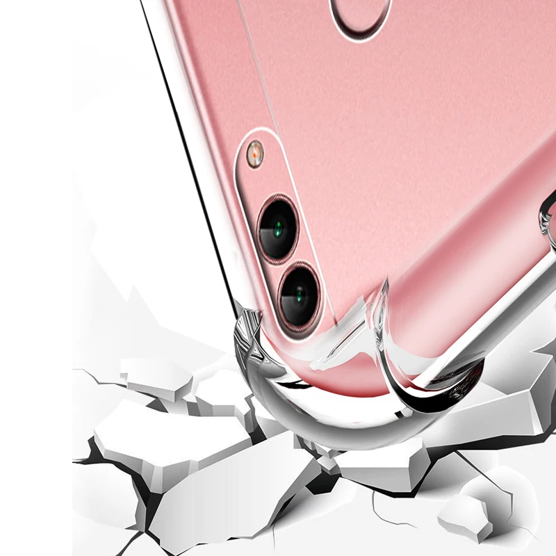 YUETUO прозрачные противоударные Чехлы для задней панели телефона etui coque cover чехол