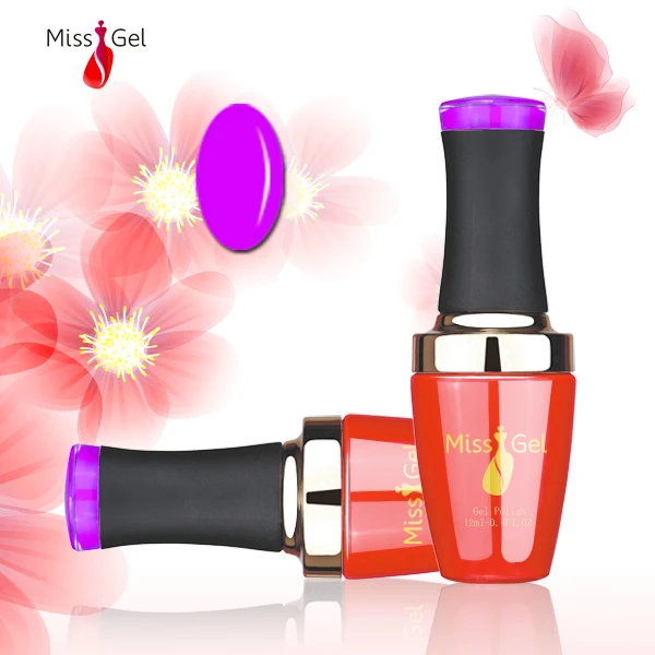 Любой 6 ШТ. Верхний Слой + Базовый УФ-Гель Польский Missgel UV Led гель soak off uv led ногтей