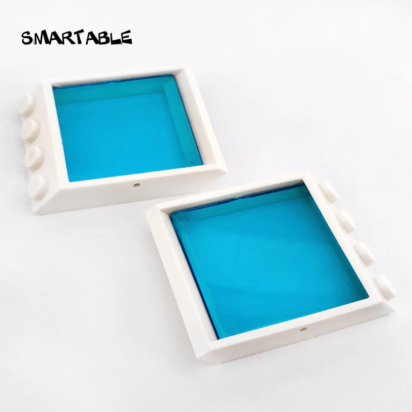 Smartable оконная рама со стеклянным люком для крыши строительные блоки DIY игрушки