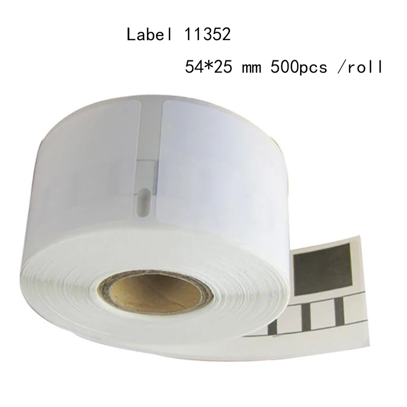 LUDEOU для Dymo Labelwriter 450 принтер этикеток производитель лент 11352 адресная Наклейка 54 мм* 25 мм 500 шт./рулон записи этикеток - Цвет: 1