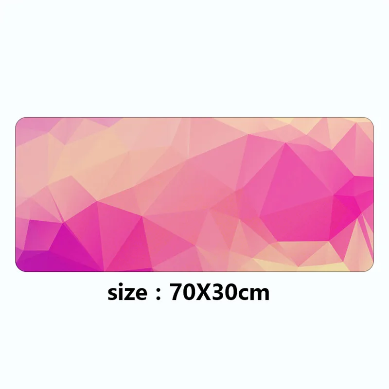 NO 8 SIANCS Большой 70X30 см цветной многоугольник коврик для мыши XL резиновый замок край ноутбука модный коврик для мыши Скорость геймера игровой коврик для мыши - Цвет: NO 8
