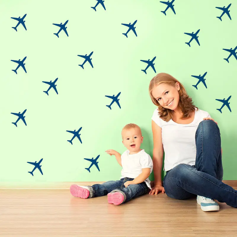 Настенные Стикеры для мальчиков и спальни 20 шт. Наклейки декора дома C038