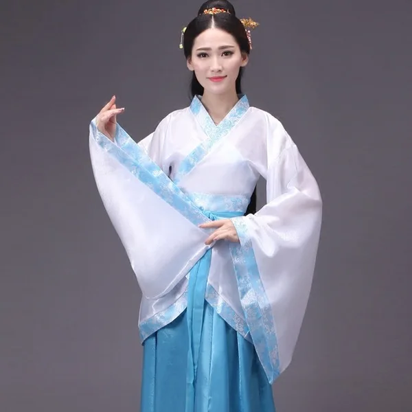 Женские танцевальные костюмы hanfu с изображением песен юбки женские Студенческие