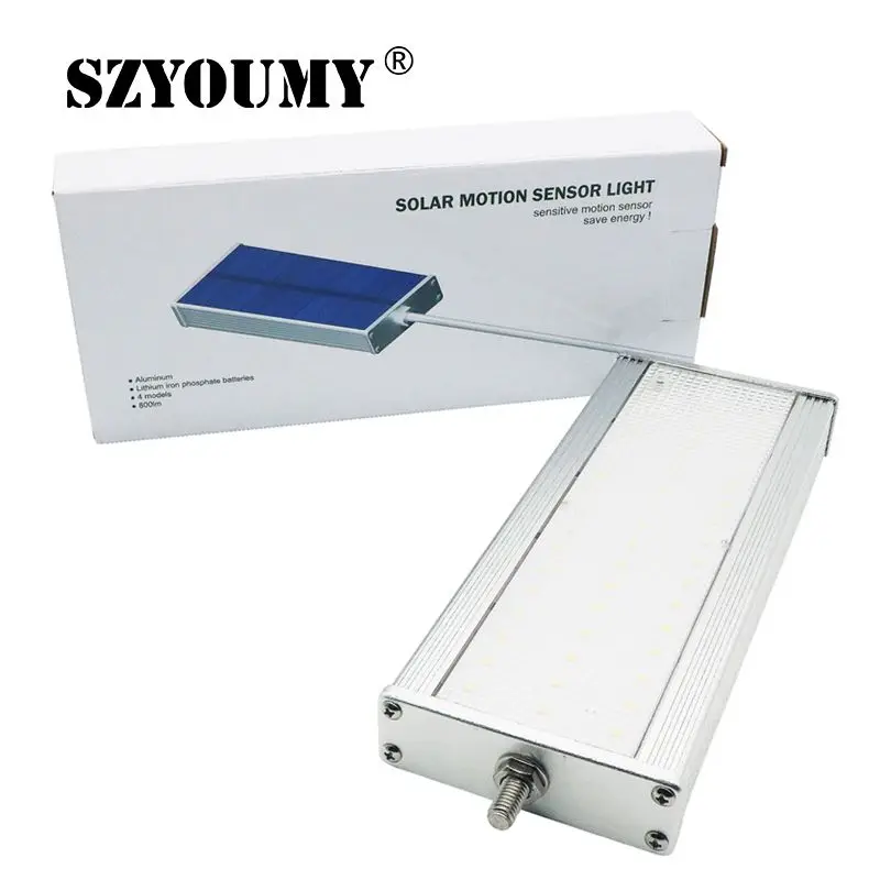 

48 LED Microwave Radar Motion Sensor Solar Light 800LM Waterproof Street Outdoor Wall Lamp Security Spot Lighting