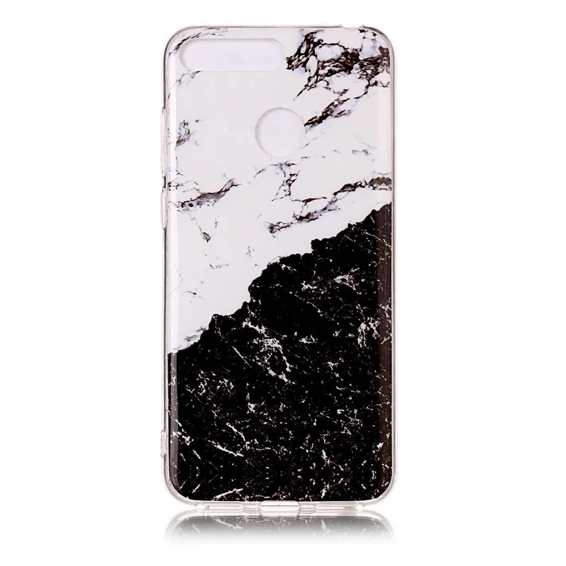 32 Huawei Honor 7A Pro, мраморный чехол для Coque Huawei Y6 Prime, чехол, чехол, цветной гранит, мягкий силиконовый чехол для телефона, Fundas - Цвет: 32