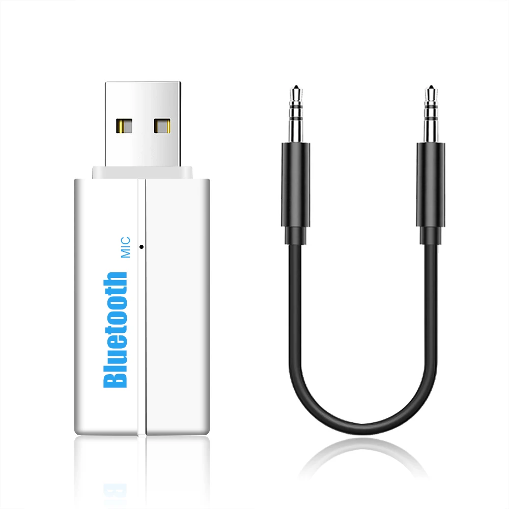 TF USB 3 5 мм AUX Jack Bluetooth приемник автомобильный комплект музыкальный аудио адаптер