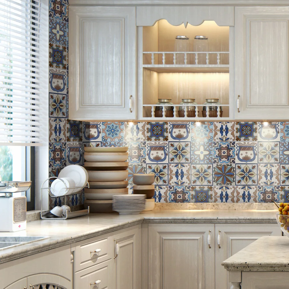 Европейский 3D обои марокканский стиль наклейки на стену водонепроницаемый