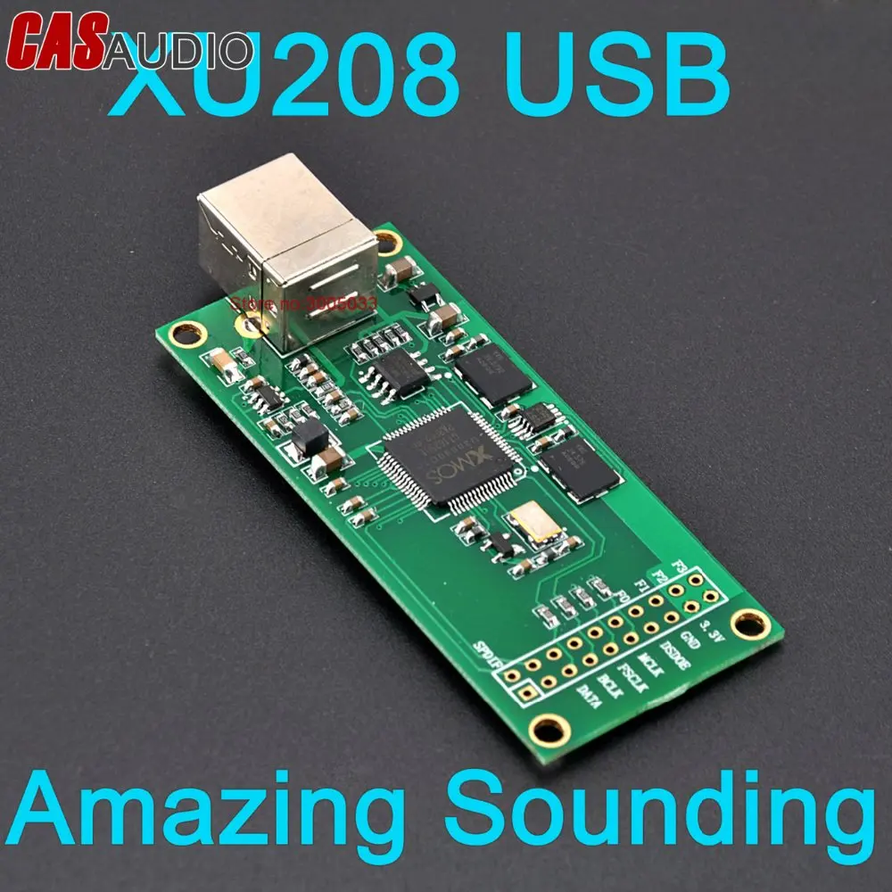 НОВЫЙ Конвертер XMOS XU208 U208 USB в I2S IIS DSD 384K цифровой интерфейс модуль для DAC
