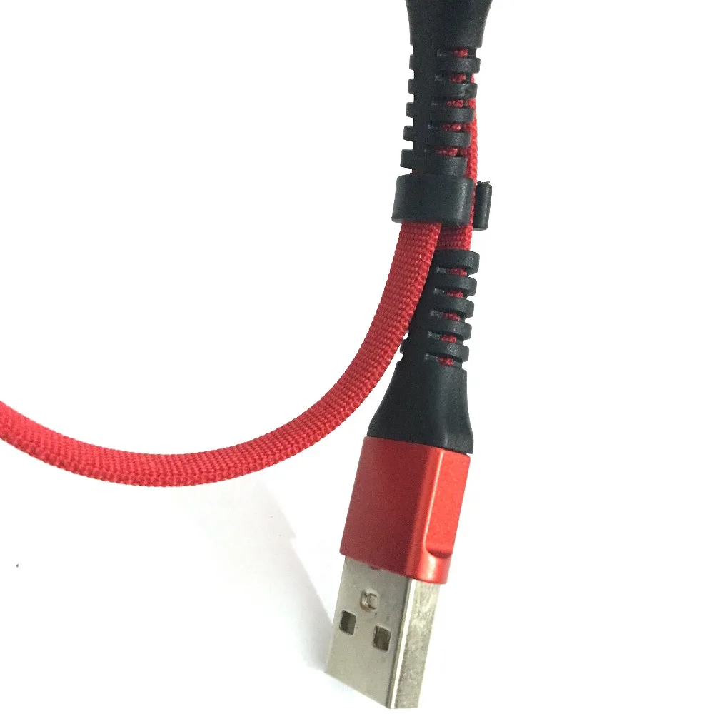 Новый Универсальный красный 30 см плоское плетение USB к Тип C кабель шнур быстро