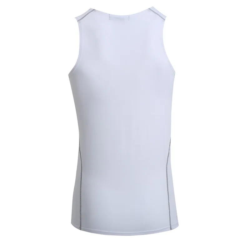 2019 Men's Summer Compression Casual Clothing Tanktops Sleeveless Elastic fitness male Vests Bodybuilding Singlet F50 | Мужская
