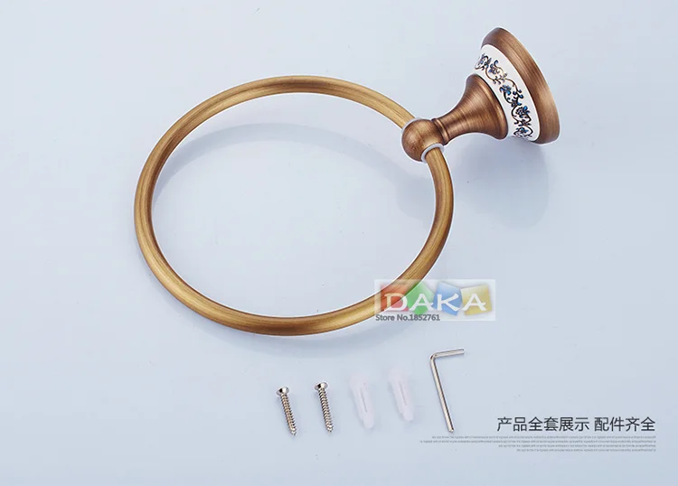 Новое Европейское винтажное дизайнерское кольцо для полотенец/модное античное