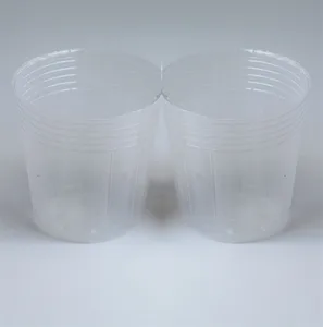 Высококачественные прозрачные горшки для питомника, 10 шт., Садовые принадлежности, размер 10*10*7,5