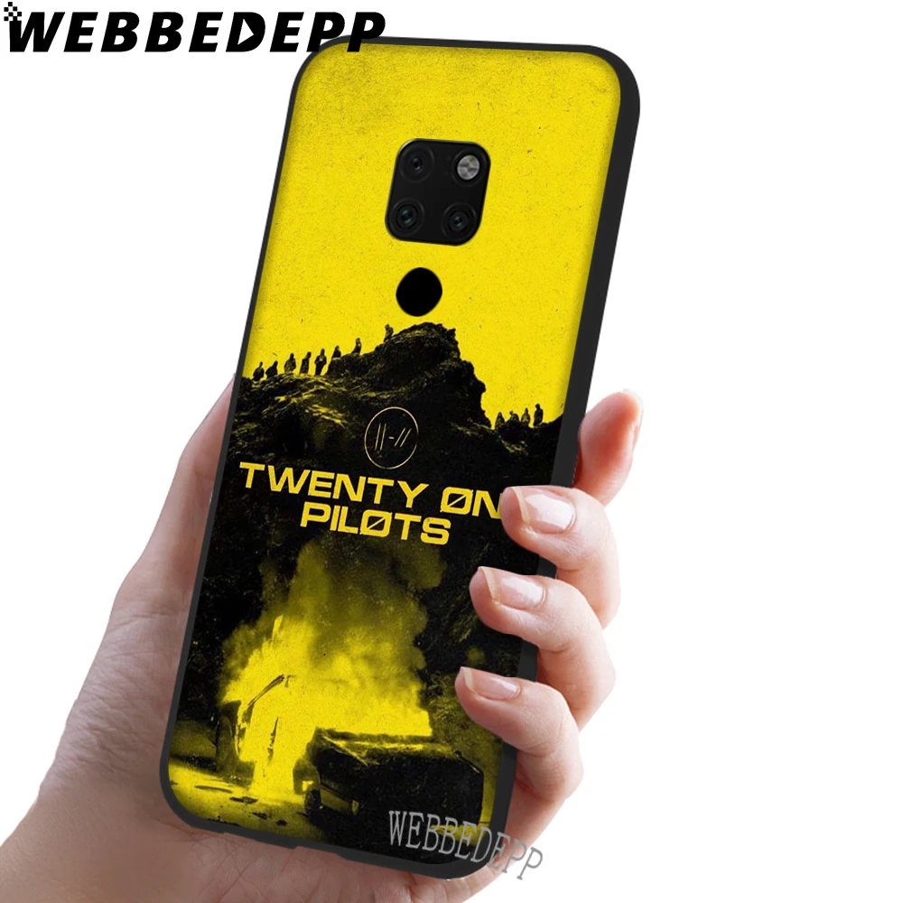 Мягкий чехол WEBBEDEPP Twenty One Pilots для Huawei Honor 6 7A Pro 7C 8C 7X 8X 8 9 10 lite Note10 | Мобильные телефоны