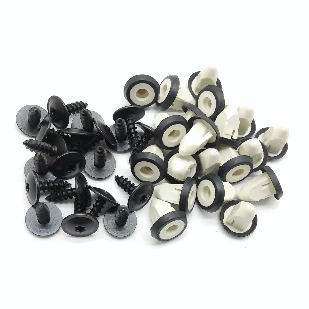 

100pcs Car Fender Screws and Clips for VW Golf 6 Bora magotan polo