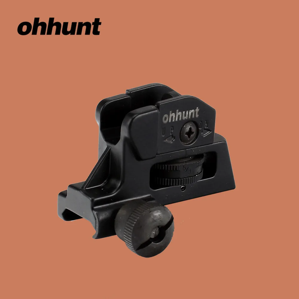 Ohhunt аксессуары для охоты съемный компактный задний прицел с регулировкой высоты