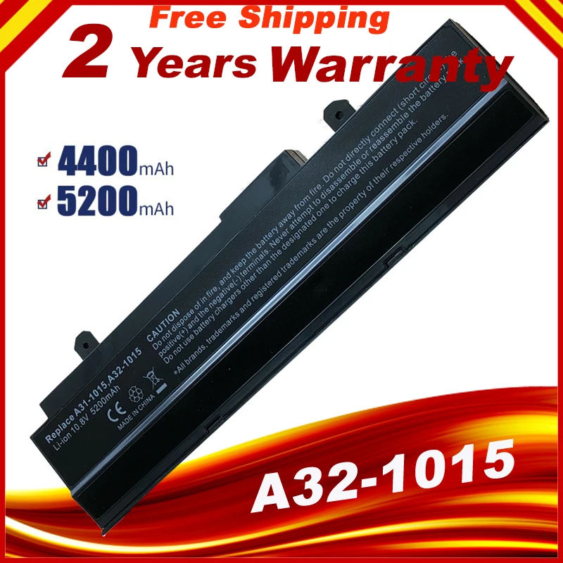 6 ячеек Батарея для Asus A31-1015 A32-1015 Eee PC 1011 1015P 1016 1215 1215N 1215P 1215T VX6 R011 R051 | Компьютеры и