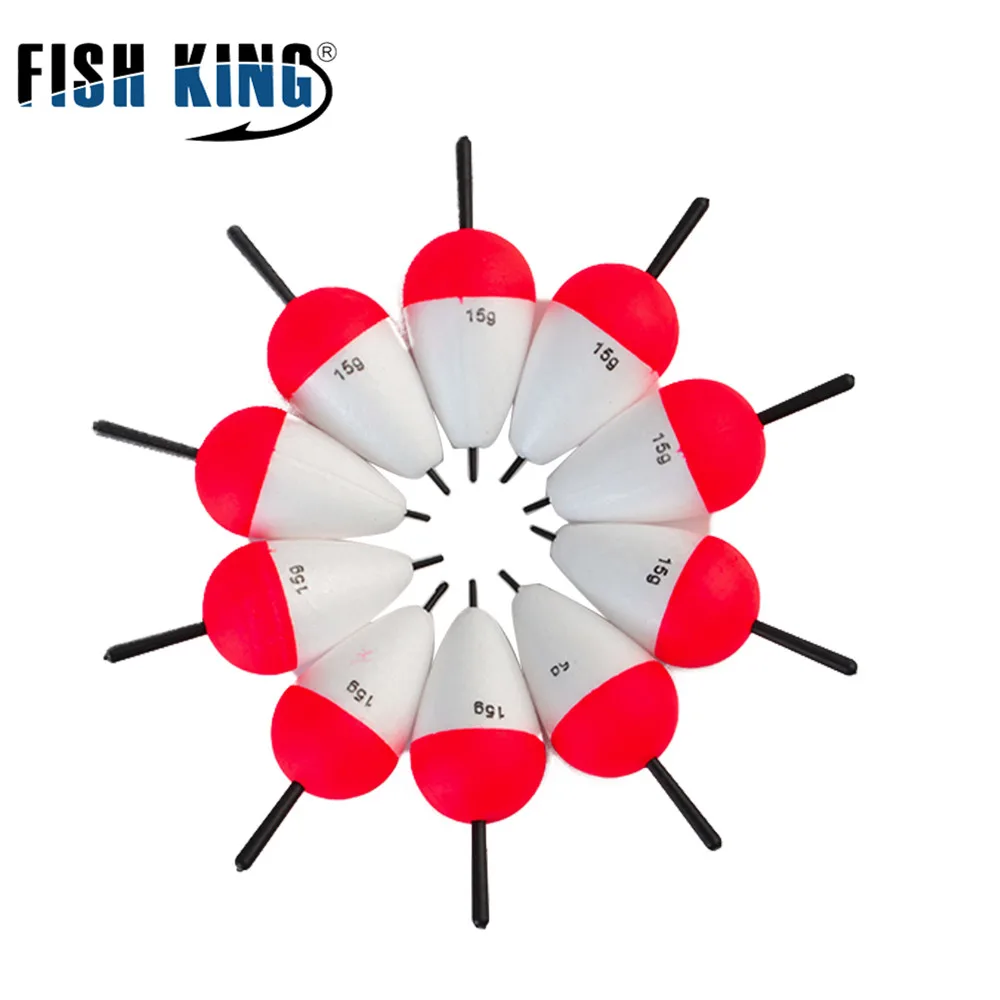 Рыболовный поплавок FISH KING 10 шт./лот 15 г | Спорт и развлечения