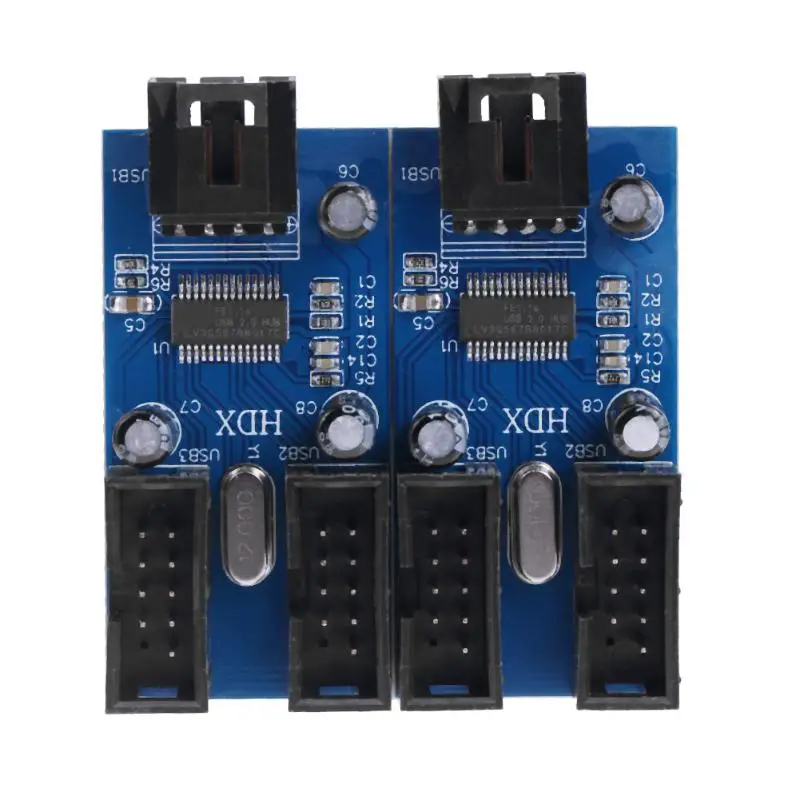 9 Pin USB коннектор Мужской 1 до 4 Женский Кабель-Удлинитель карта настольный USB2.0 концентратор 30 см/11,81 ''9pin до 9pin кабель-удлинитель карта