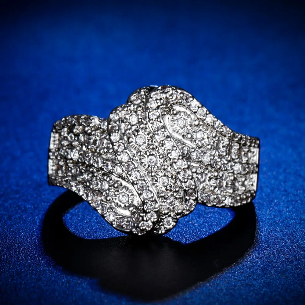 Оригинальный дизайн ручной работы 5А cz все Кристалл Уникальный стиль высокое